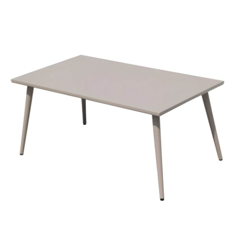 "Modern Metal Dining Room Chair and Table Set with Standard Gray Table - Table & Chair(s) 47"L x 28"W x 29"H 6"