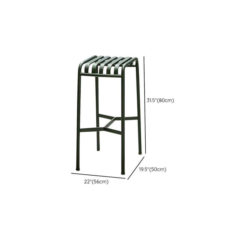 "Dimension of Modern Green Bistro Table Set 3-Pieces Round Metal Bistro Set - Green 23.6"L x 23.6"W x 41.3"H Table & Chair(s) 2"