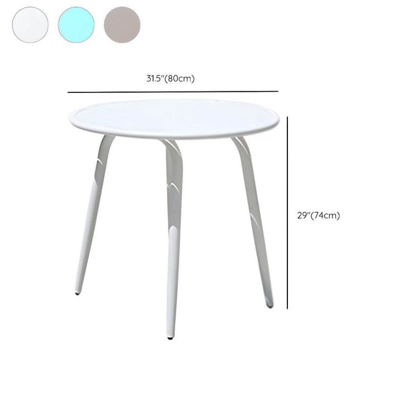 "Dimension of Metal Modern Standard Height Dining Room Chair and Table Set with Chairs - Table & Chair(s) 31.5"L x 31.5"W x 29.1"H 2 Blue"