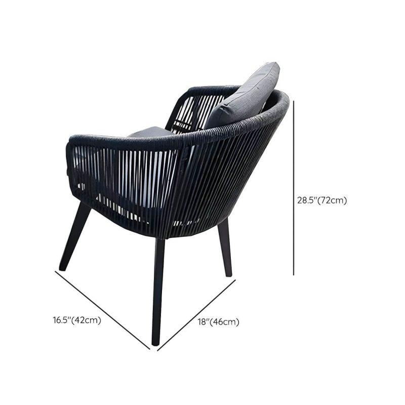 "Modern Style Dining Set Square Metal 1/3 Pcs Dining Table Set - Table & Chair(s) 23.6"L x 23.6"W x 29.5"H 2 Brown/ White"