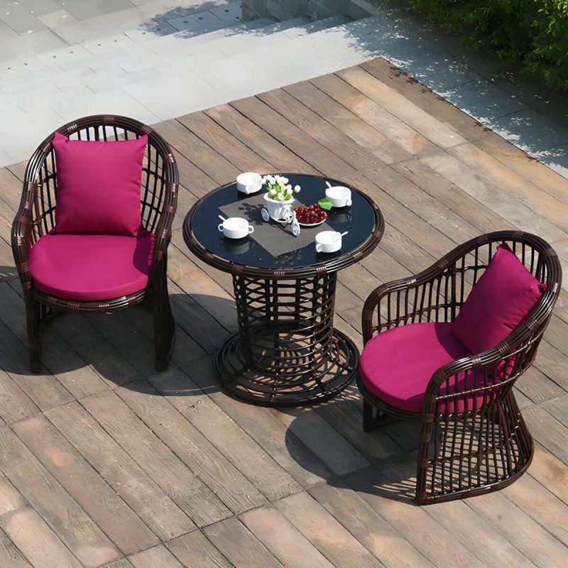 "Mid Century Modern Standard Dining Room Chair and Table Set with 2/4 Chairs - Table & Chair(s) 2"