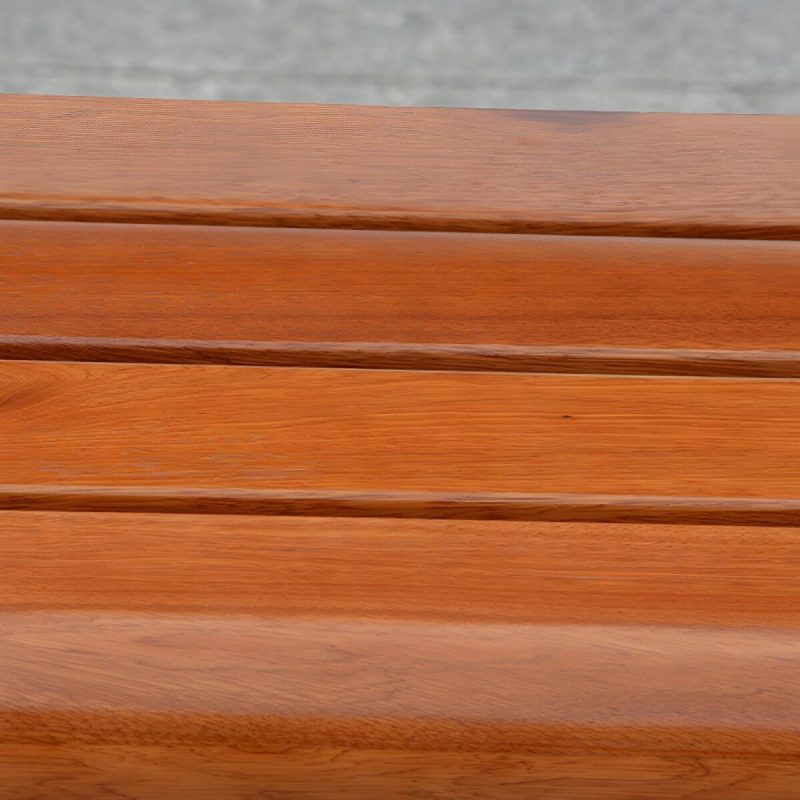 "Modern Metal Park Bench with Mildew Resistant Steel Seating, Brown Color, and Long Seat Length - Black 180 x 60 x 80 cm"
