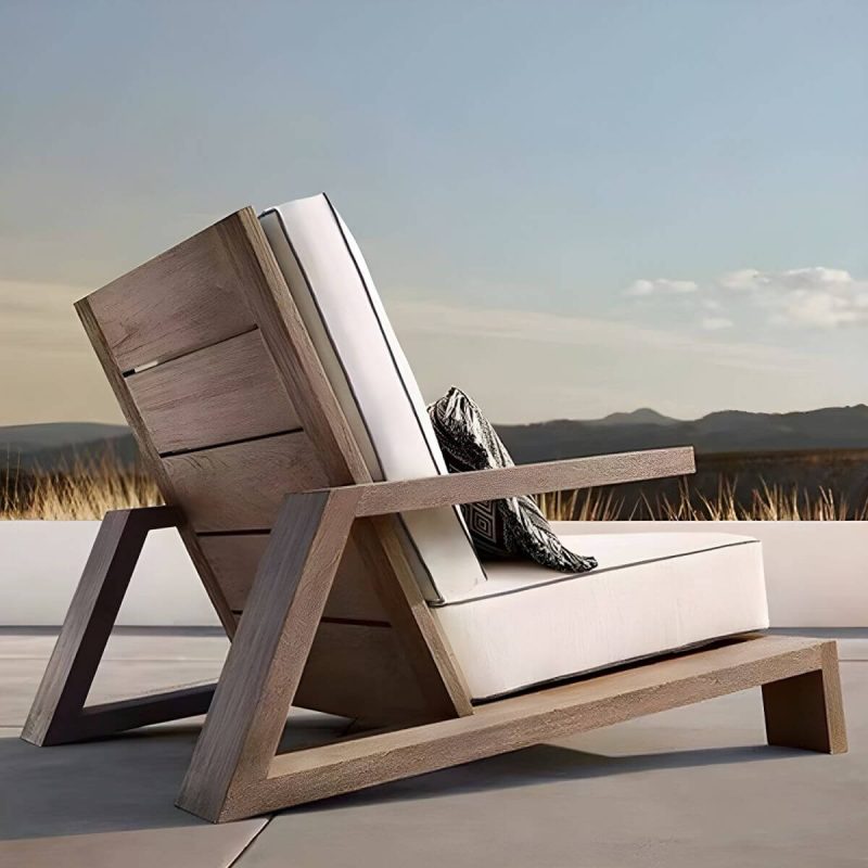 "Modern Water Resistant Natural Wicker Patio Sofa with Cushions and Pillows - 2-Seater Sofa"
