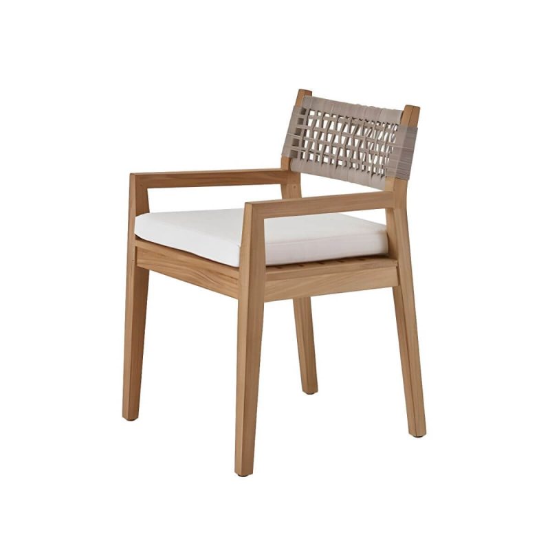 "Modern Patio Dining Table Set 1/5/7 Pcs Wood Frame Patio Dining Table and Chairs - Chair(s) Not Available 1 Wood Color"