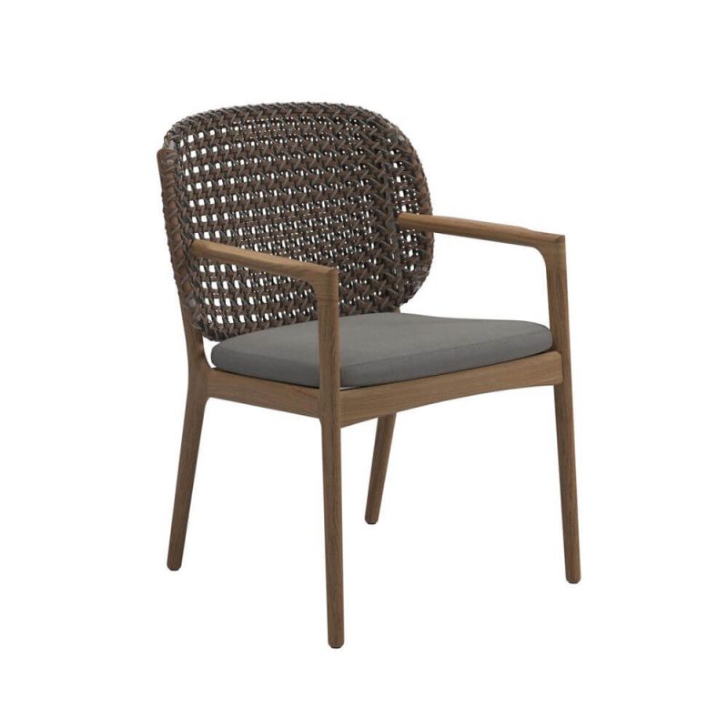 "1 Piece Natural Wood Light Wood Symmetrical Uv Resistant for 1 Sofa with Cushion, Single Accent Chair"