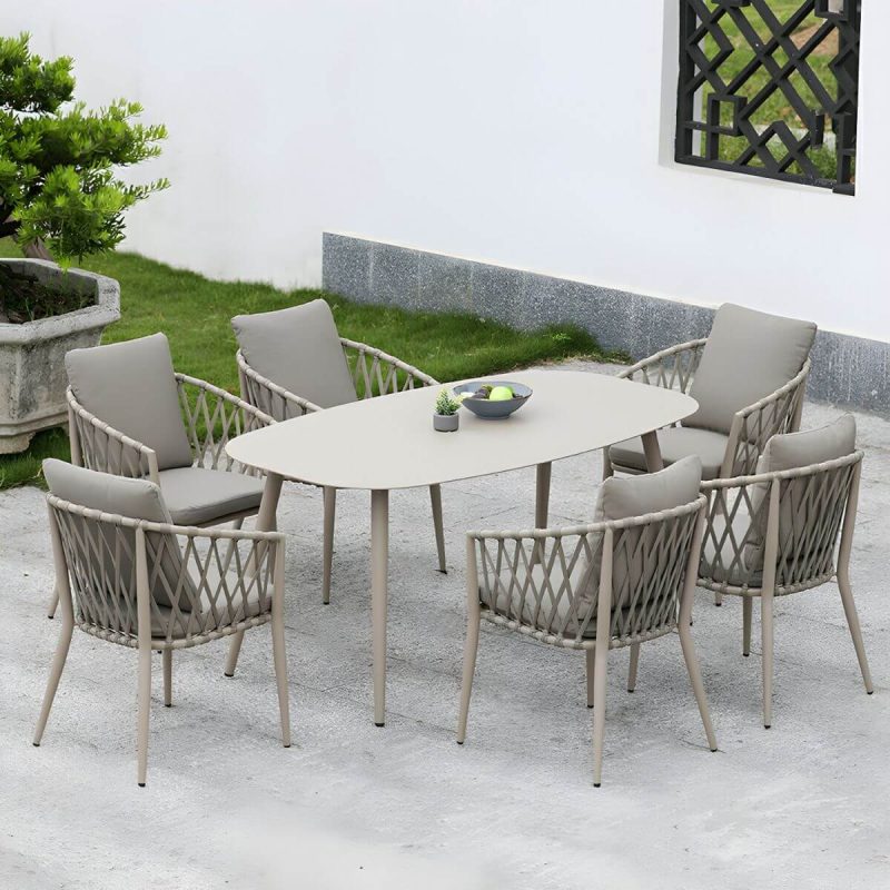 "Antique Finish Dining Chair Metallic Tropical Style with Cushions - 2 Piece Set"