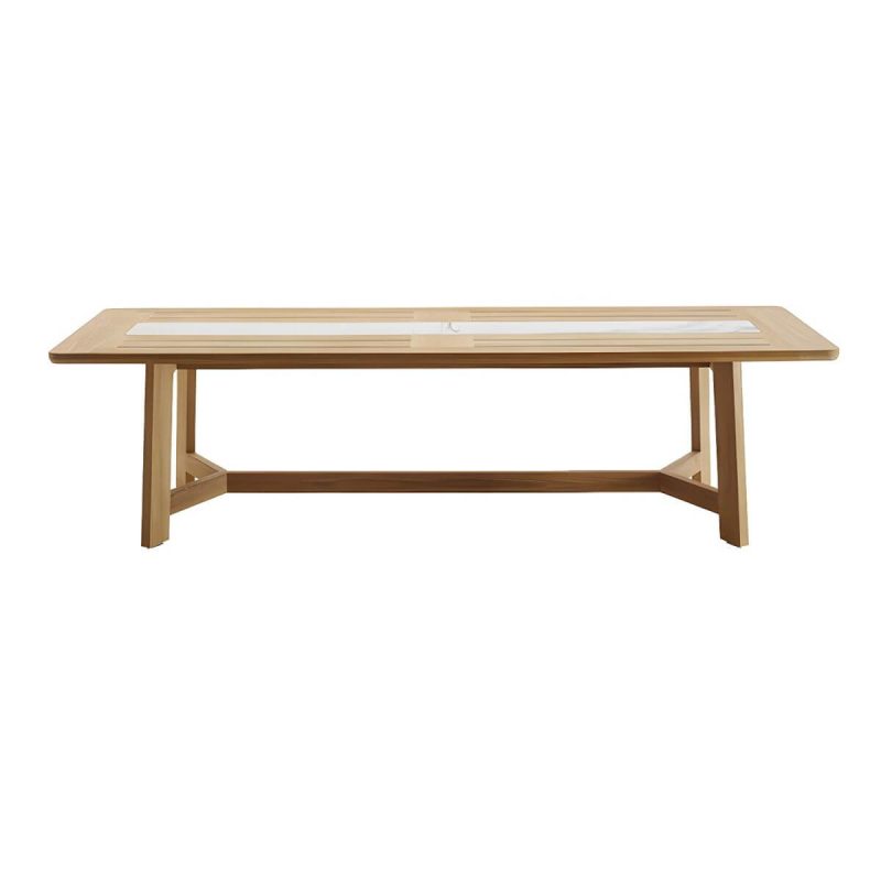 "Bohemian Style Dining Set 1/4/5 Pieces Wood Dining Table Set for Patio - Table 71"L x 39"W x 29"H Zero"