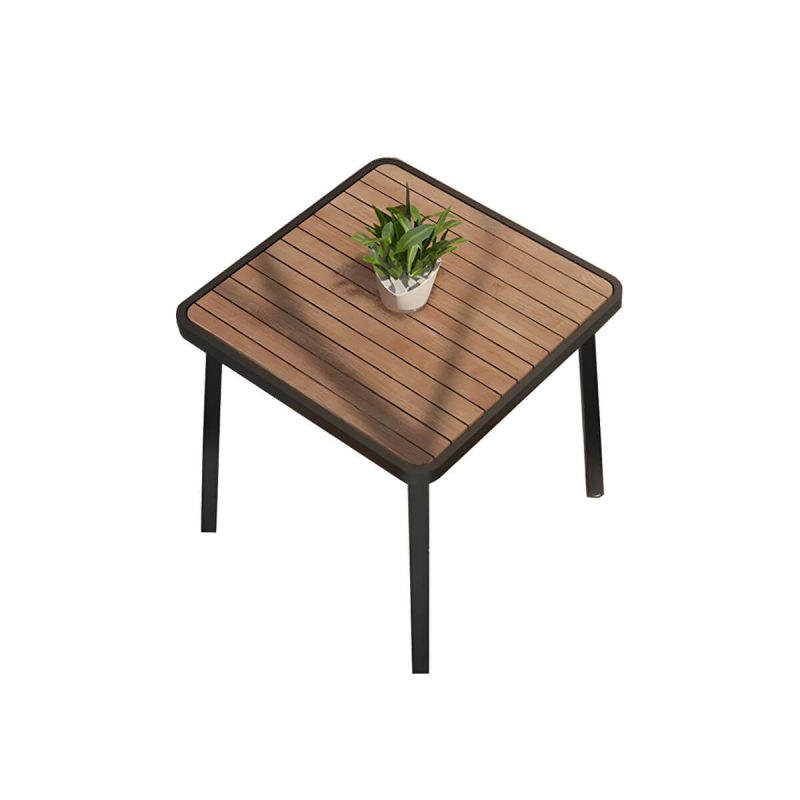 "Manufactured Wood Dining Table 29.52" High Water Resistant Table - 27.6"L x 27.6"W x 29.5"H Table Only"