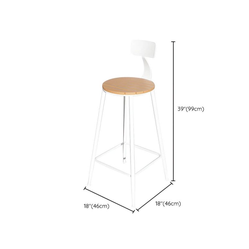 "Dimension of Industrial Artificial Wood Bar Table Set 1/4/5 Pieces Counter Table Set for Outdoor - Chair(s) Not Available 4 White"