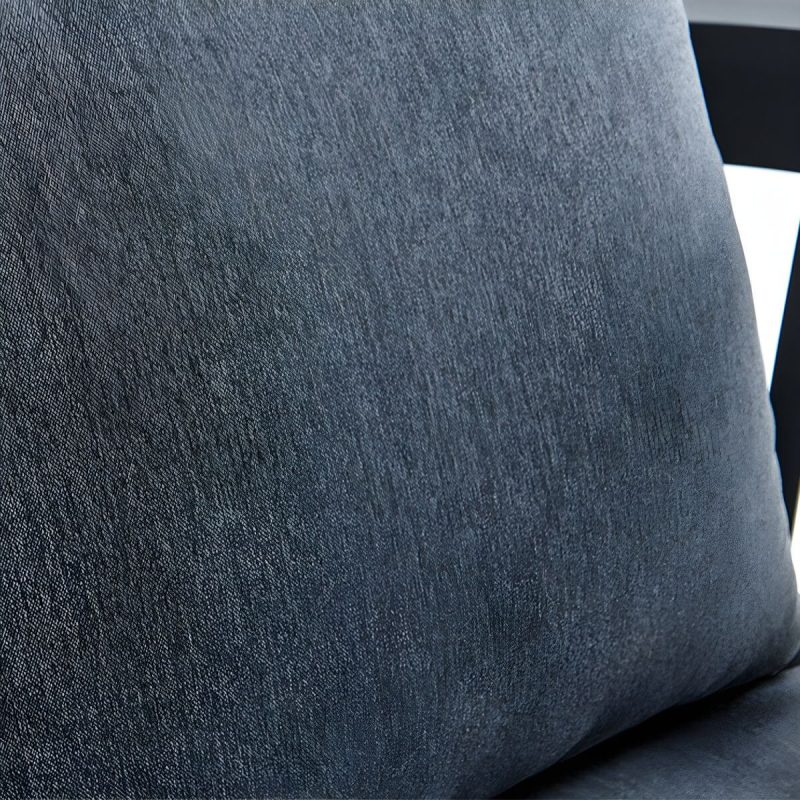 "Gray Modern Aluminum Sofa with Cushions Water Resistant for Outdoor - 3-Seater Sofa"
