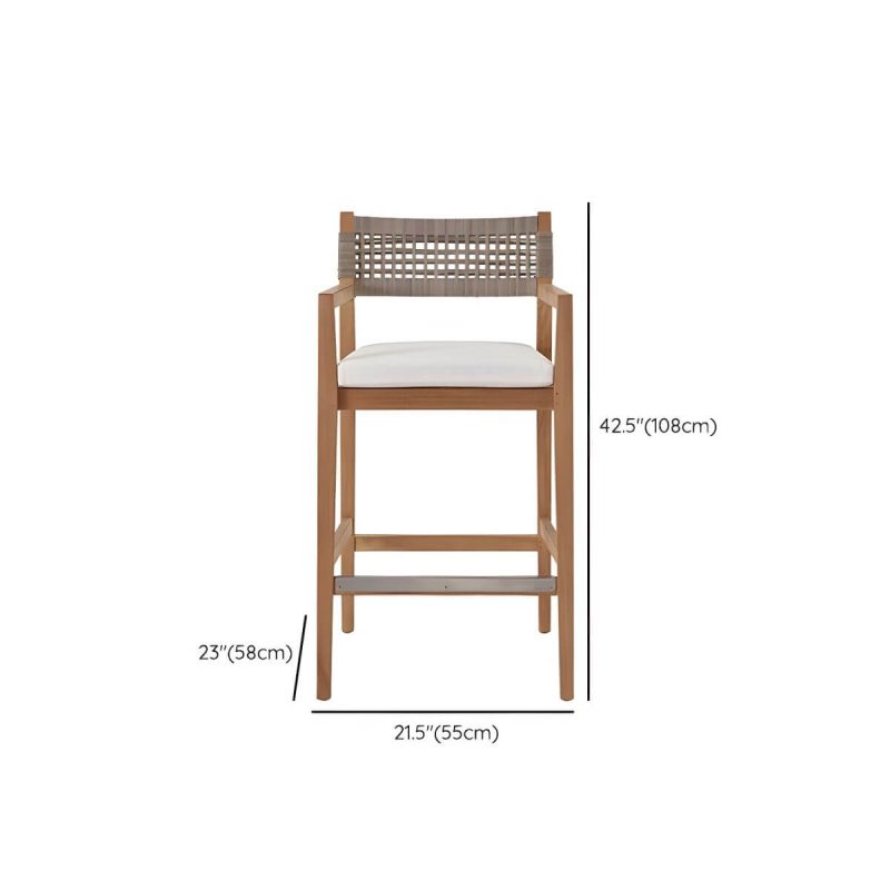 "Dimension of Modern Patio Dining Table Set 1/5/7 Pcs Wood Frame Patio Dining Table and Chairs - Chair(s) Not Available 1 Brown"