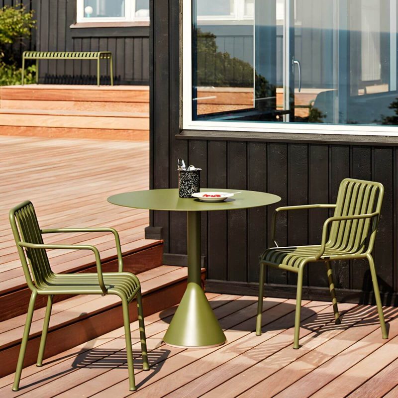 "Industrial Metal Outdoor Bistro Chairs Open Back Dining Chairs in Green - 16"L x 14"W x 18"H 8 Piece Set"