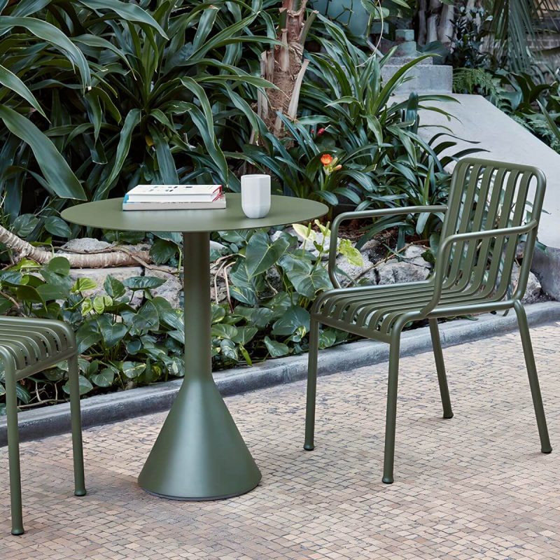 "Industrial Metal Outdoor Bistro Chairs Open Back Dining Chairs in Green - 16"L x 14"W x 18"H 8 Piece Set"