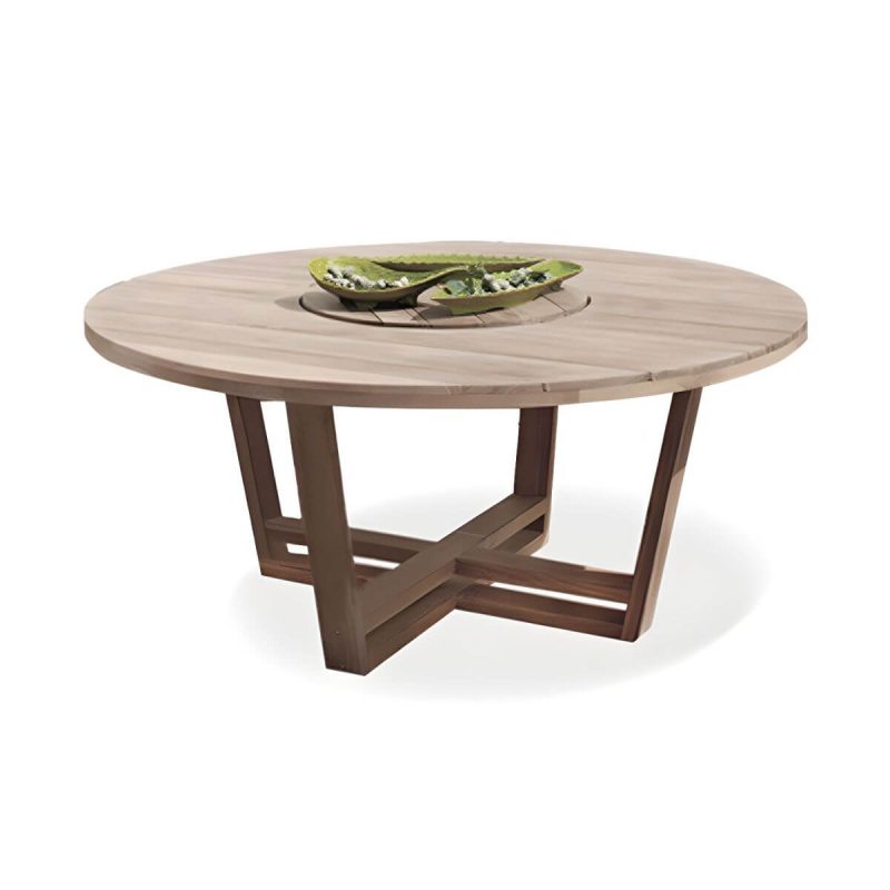 "Solid Wood Dining Table Set 1/5/11 Pieces Boho Patio Dining Sets - Table 47.2"L x 47.2"W x 29.5"H Zero"