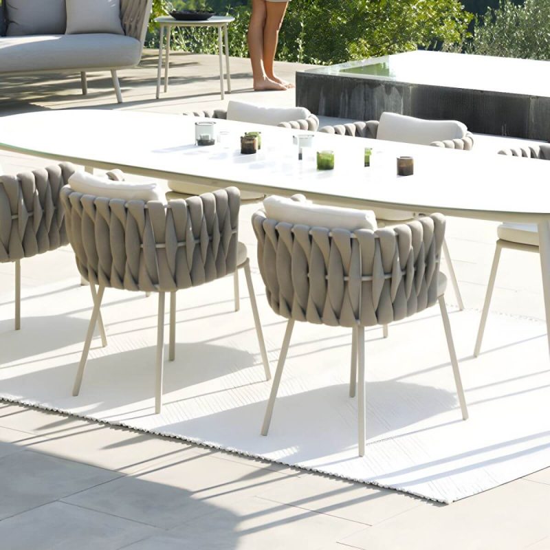 "Contemporary Scratch Resistant Balcony Table 4 Legs for Outdoor - Table Only 70.9"L x 35.5"W x 29.1"H Wood"