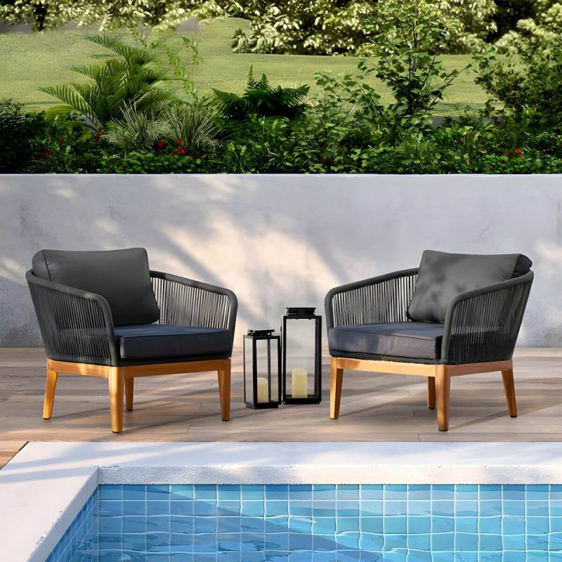 "Water-resistant and Durable Metal Frame Modern Sofa with Waterproof Cushions - White Loveseat"