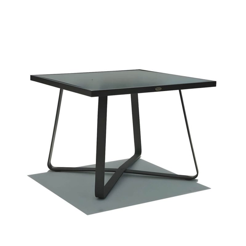 "Boho Patio Dining Table Set 1/5/7/9 Pcs Aluminum Frame Patio Dining Table and Chairs - Table 39.4"L x 39.4"W x 29.5"H Zero Grey"