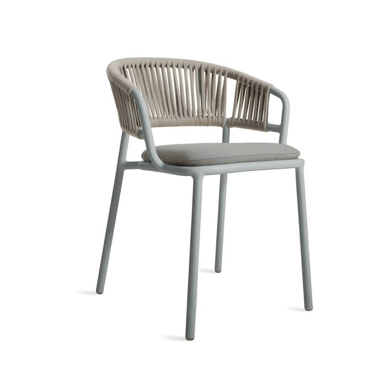 "Modern Light Brown Dining Arm Chair Cane Back for Living Room - Light Gray 1 Piece"