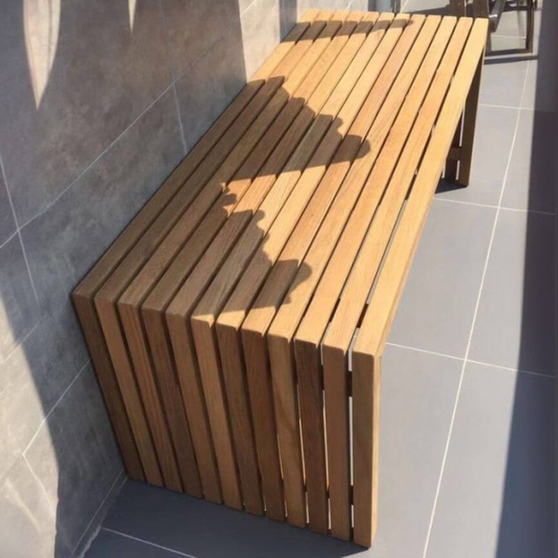 "Nautical Moisture-proof Auburn Lumber Picnic Bench, 59"L x 16"W x 18"H"