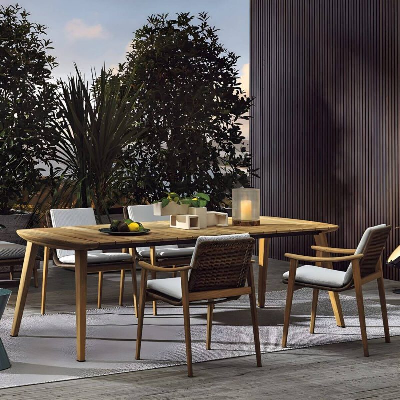 "Boho Style Dining Set Solid Wood Rectangular 1/4/6 Pieces Dining Set - Table & Chair(s) 63"L x 35.5"W x 29.1"H 4"