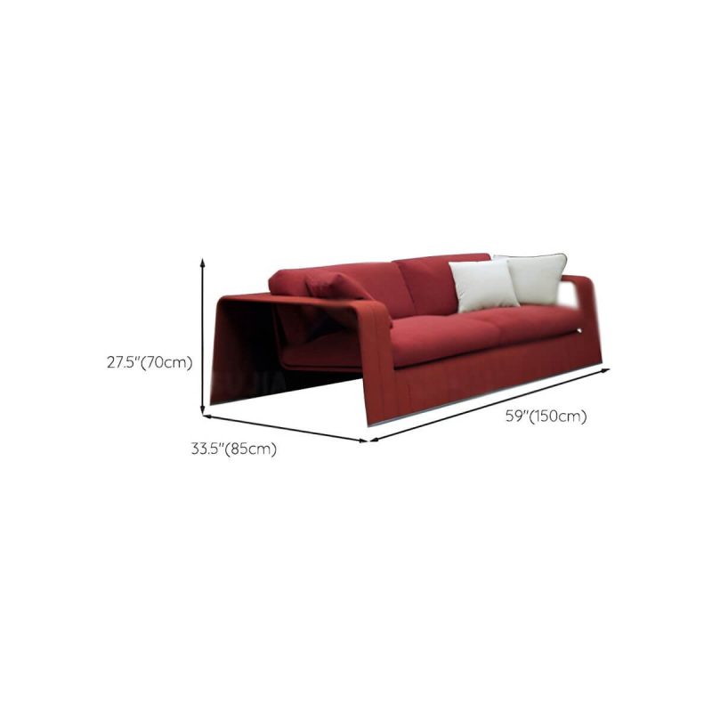 "Dimension of Modern & Contemporary Outdoor Patio Sofa UV Resistant Fade Resistant Patio Sofa - 59"L x 33"W x 28"H"