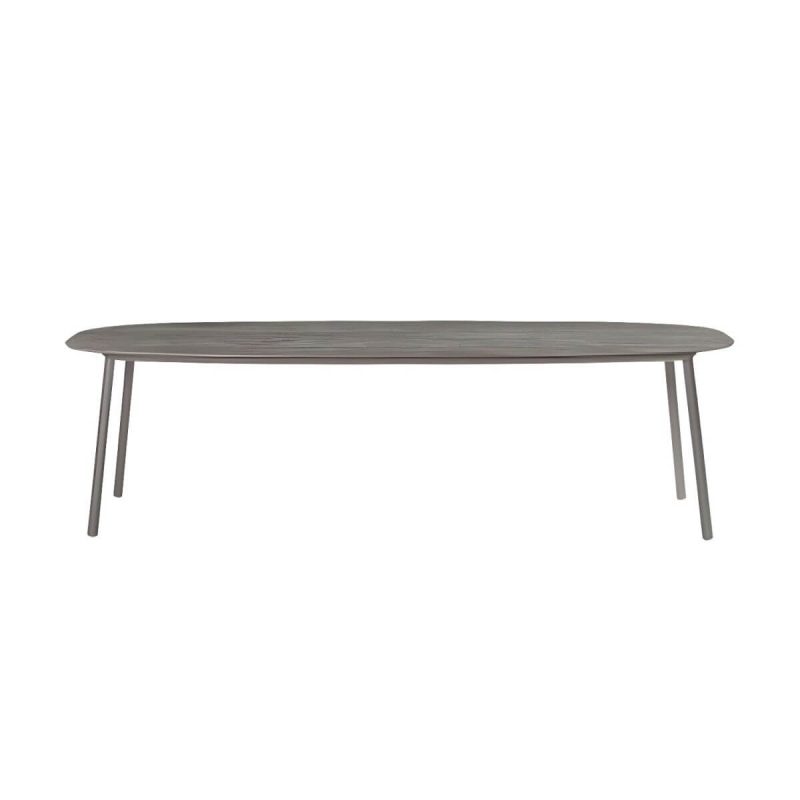 "Contemporary Style 1/3/5/7 Pcs Bistro Set Metal Round Bistro Table Set - 200 x 80 x 75 cm Rectangular Table Zero"