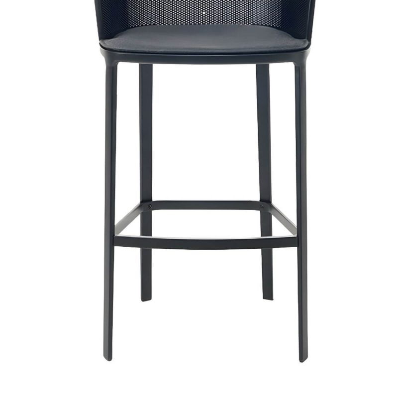 "Contemporary with Arm Dining Chairs Metal Patio Dining Side Chair - 1 Piece Stainless Steel"