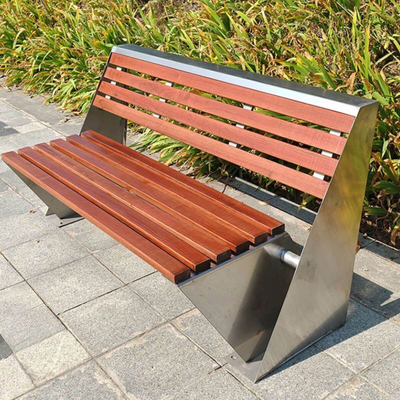 "Trendy Sepia Manufactured Wood Outdoor Bench, 59.1"L x 17.7"W x 16.5"H"