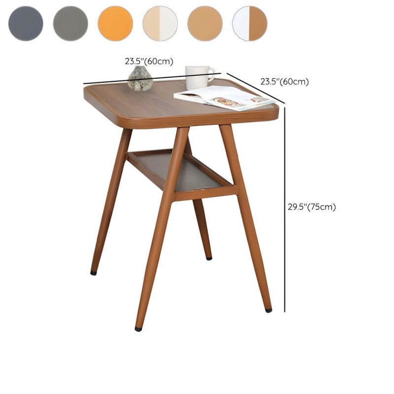 "Dimension of Modern Style Dining Set Square Metal 1/3 Pcs Dining Table Set - Table & Chair(s) 23.6"L x 23.6"W x 29.5"H 2 Grey"