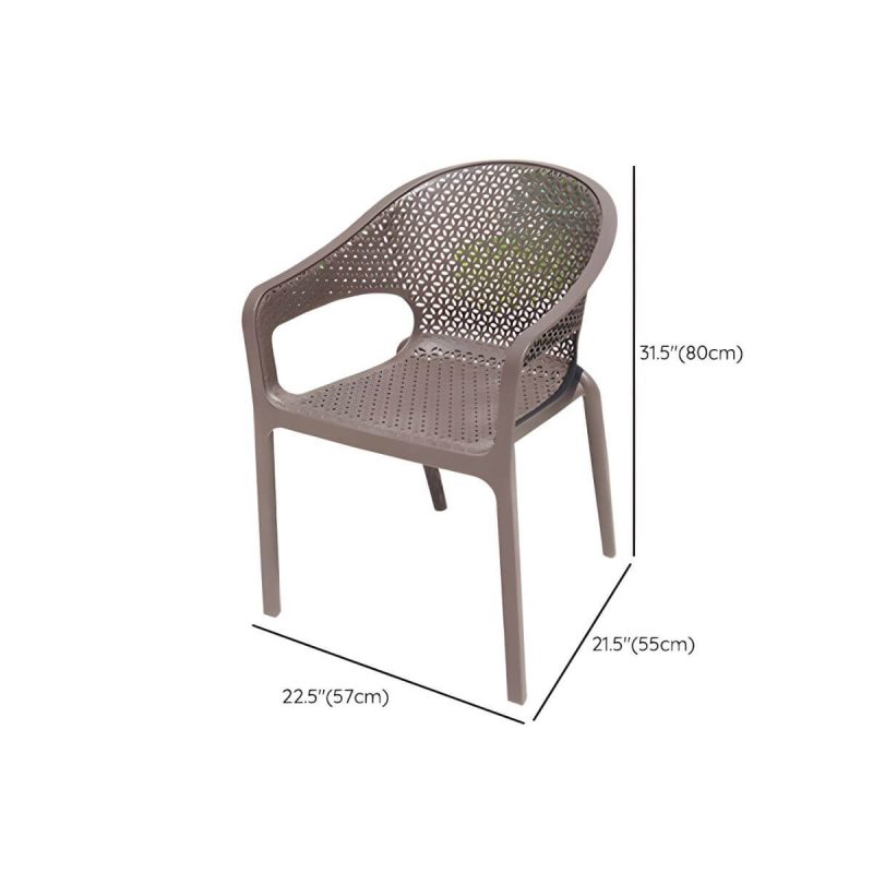 "Dimension of Industrial Dining Side Chair Set of 2/4/6/8 Metal Outdoor Chair - 22"L x 22"W x 31"H 2 Piece Set"