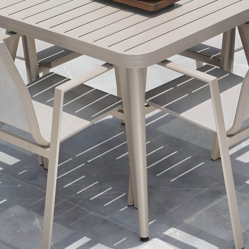 "Modern Dining Armchair Set of 2/4/6/8 Metal Patio Dining Chair - 6 Piece Set"