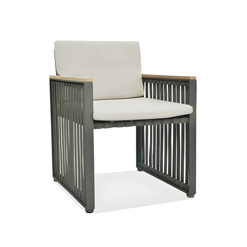 "Boho Patio Dining Table Set 1/5/7/9 Pcs Aluminum Frame Patio Dining Table and Chairs - Chair(s) Not Available 1 Grey"