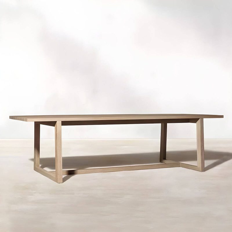 "Modern Style Dining Set 1/5/7 Pcs Wood Frame Patio Dining Table and Chairs - Table 70.9"L x 39.4"W x 29.5"H Zero Brown"