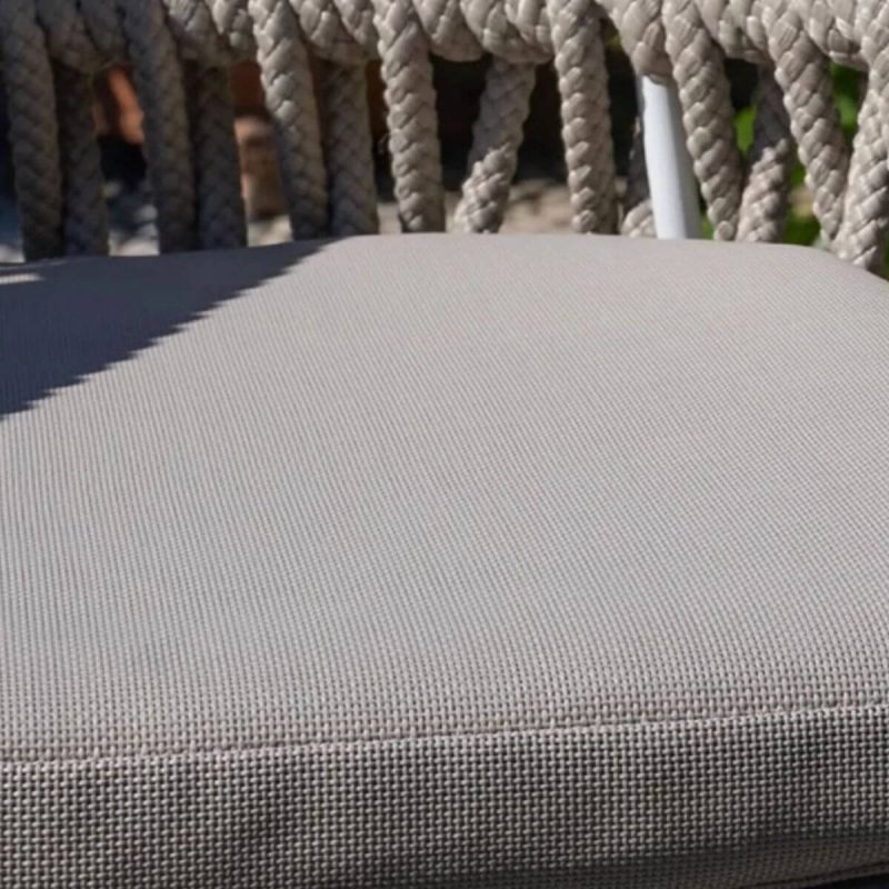 "Modern Simple Style 1 Piece Alloy Gray Cushion Uv Resistant Sofa for for 1, 1-Seater Sofa"