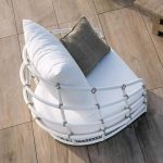 "Modern Patio Conversation Sets Water Resistant UV Resistant Without Ottoman Storage Not Included - Loveseat"