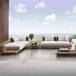 "Modular Design Wicker Brown Sofa 1 Person 1 Piece with Cushion, UV Resistant, Corner"