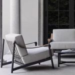 "Modern Grey Metal Sofa, Water Resistant, Cushion, 1 Piece, Seats 3, 3-Seater Sofa"