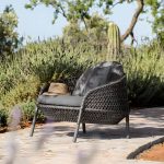 "UV and Water Resistant Patio Sofa 31.49" Wide Outdoor Sofa with Cushion - Orange 65"L x 31"W x 26"H"