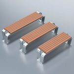 "Old School Sepia Lumber Picnic Bench, Water-resistant, Black, 59"L x 16"W x 18"H"