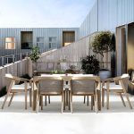 "Brown Patio Dining Table Set 1/5/7 Pcs Wood Frame Patio Dining Table and Chairs - Table & Chair(s) 70.9"L x 39.4"W x 29.5"H 6 Brown"